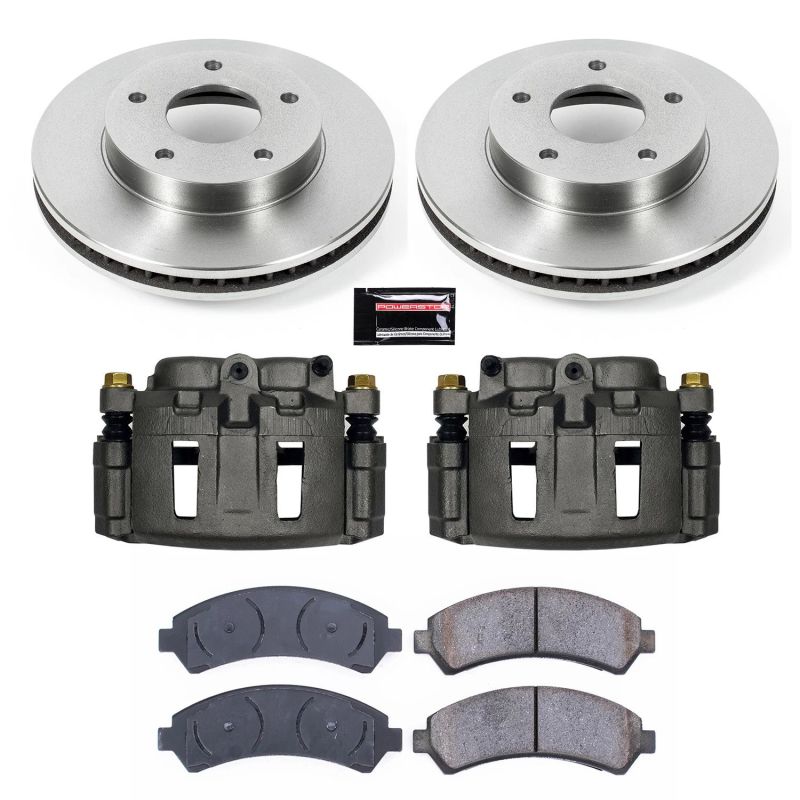 PowerStop PSB Autospecialty Kit w/Cals Brakes, Rotors & Pads Brake Kits - OE main image