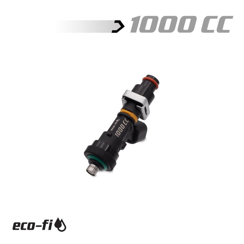 BLOX Racing Eco-Fi Street Injectors 1000cc/min w/1/2in Adapter Honda B/D/H Series (Single Injector) BXEF-06514.11-1000-SP