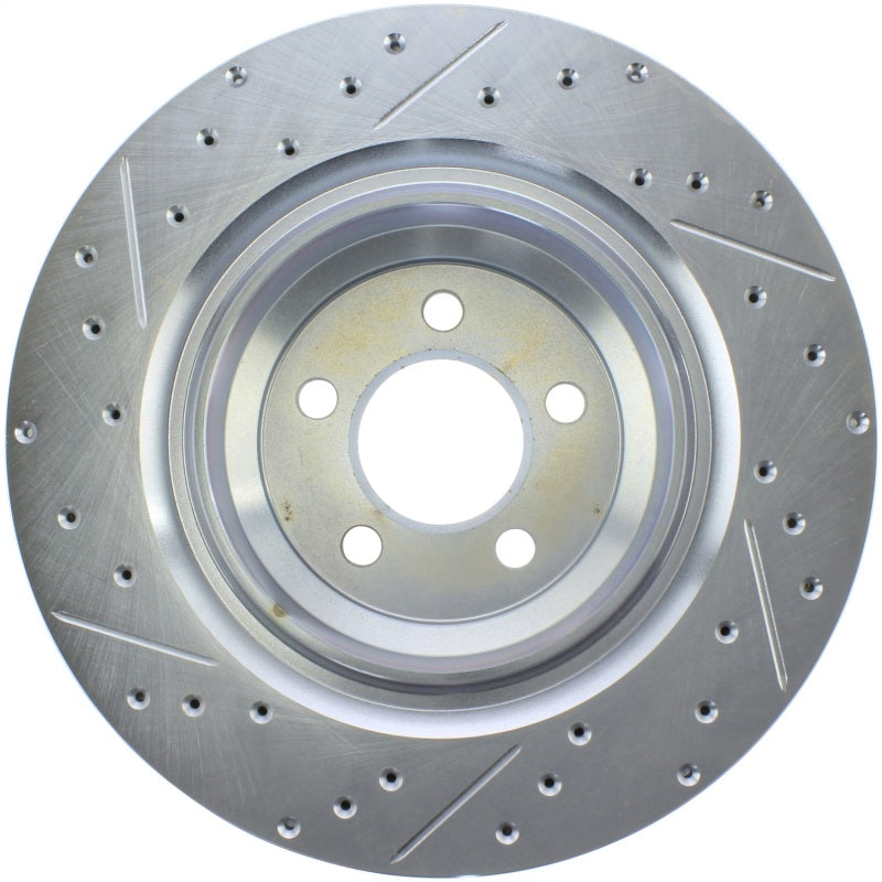 StopTech Select Sport 13-14 Dodge Challenger SRT8 Drilled and Slotted Rear Left Brake Rotor 227.63064L