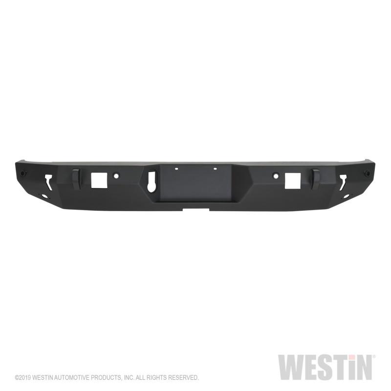 Westin 2020 Jeep Gladiator w/Sensors WJ2 Rear Bumper w/Sensor - Textured Black 59-82075 Main Image