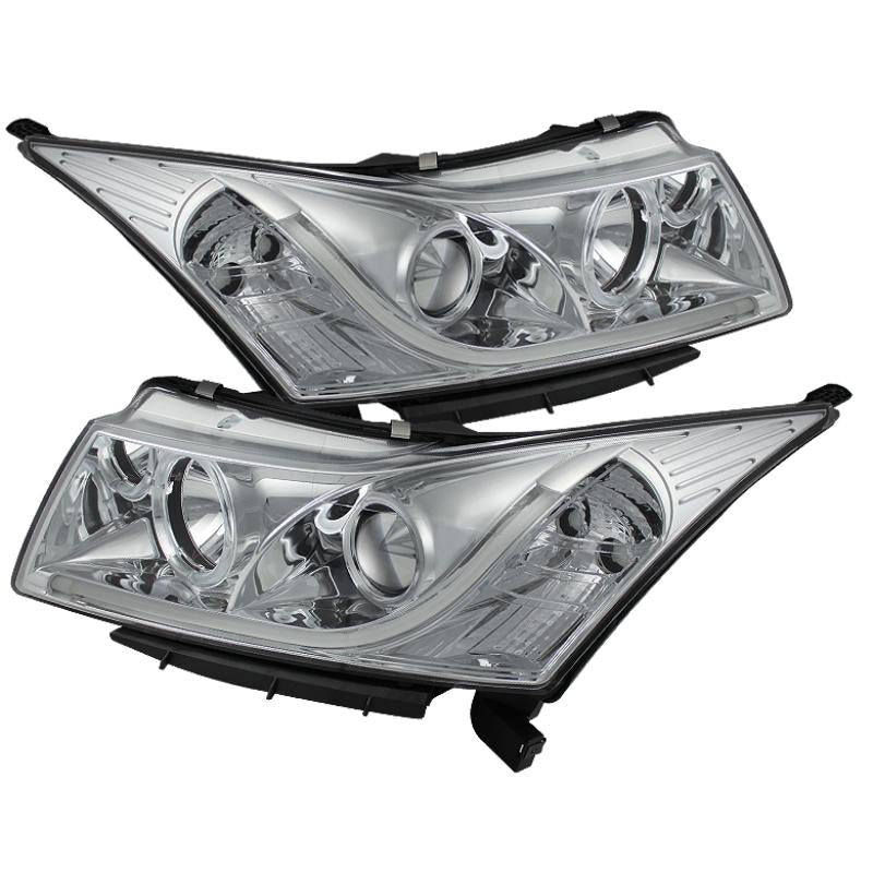 Spyder Chevy Cruze 11-14 Projector Headlights Light Tube DRL Chrm PRO-YD-CCRZ11-LTDRL-C 5074171 Main Image