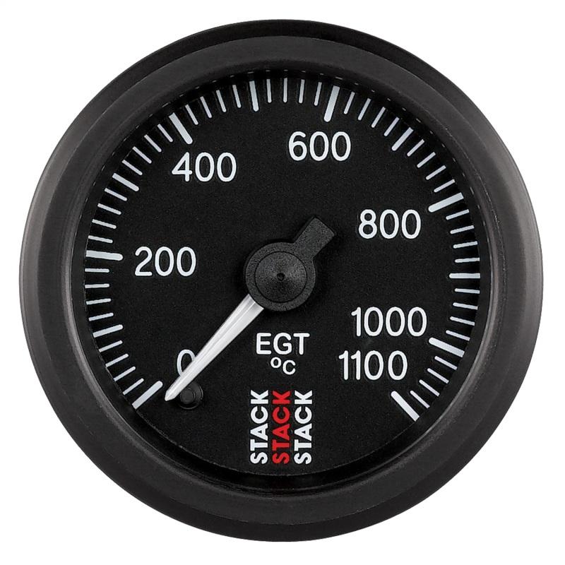 Autometer Stack 52mm 0-1100 Deg C Pro Stepper Motor Exhaust Gas Temp Gauge - Black ST3313 Main Image