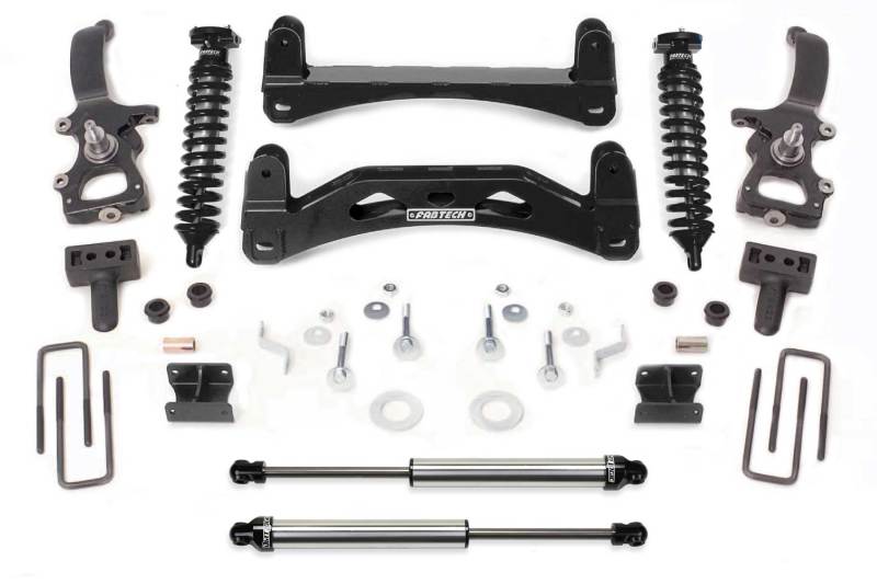 Fabtech 04-08 Ford F150 2WD 6in Perf. System w/DL 2.5 Coilovers & Rear DL Shocks K2001DL Main Image