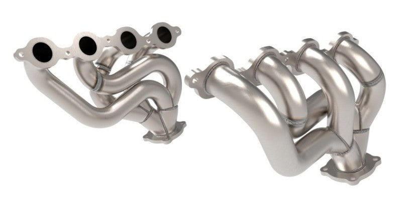 aFe Twisted 1-3/4in 304SS Shorty Header 16-21 Chevy Camaro SS 6.2L V8 48-34144