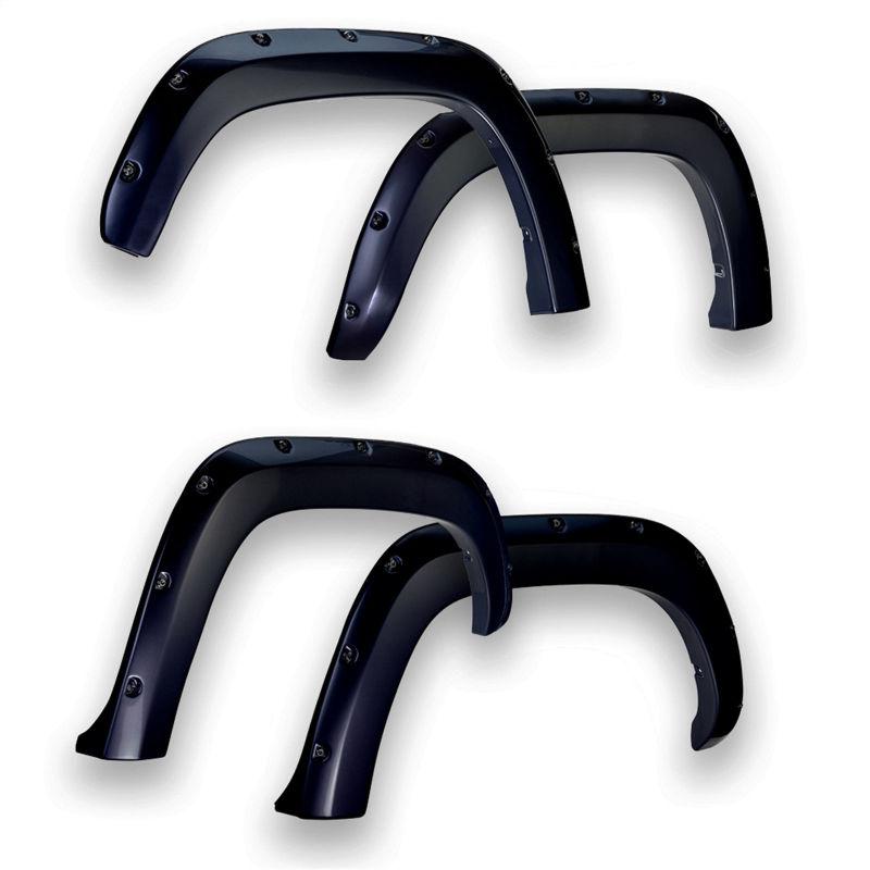 EGR 14+ Chev Silverado 6-8ft Bed Bolt-On Look Color Match Fender Flares - Set - Black 791574-GBA Main Image