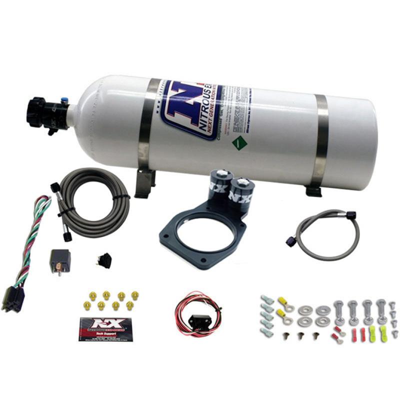 Nitrous Express 10-15 Chevrolet Camaro Nitrous Plate Kit (50-150HP) w/15lb Bottle 20931-15 Main Image