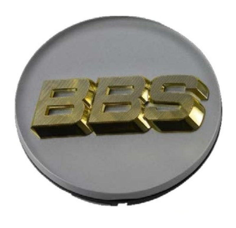 BBS Center Cap 70.6mm White/Gold (3-tab) 56.24.190
