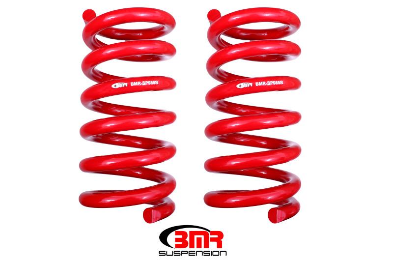 BMR 15-17 S550 Mustang Rear Handling Version Lowering Springs - Red SP085R Main Image