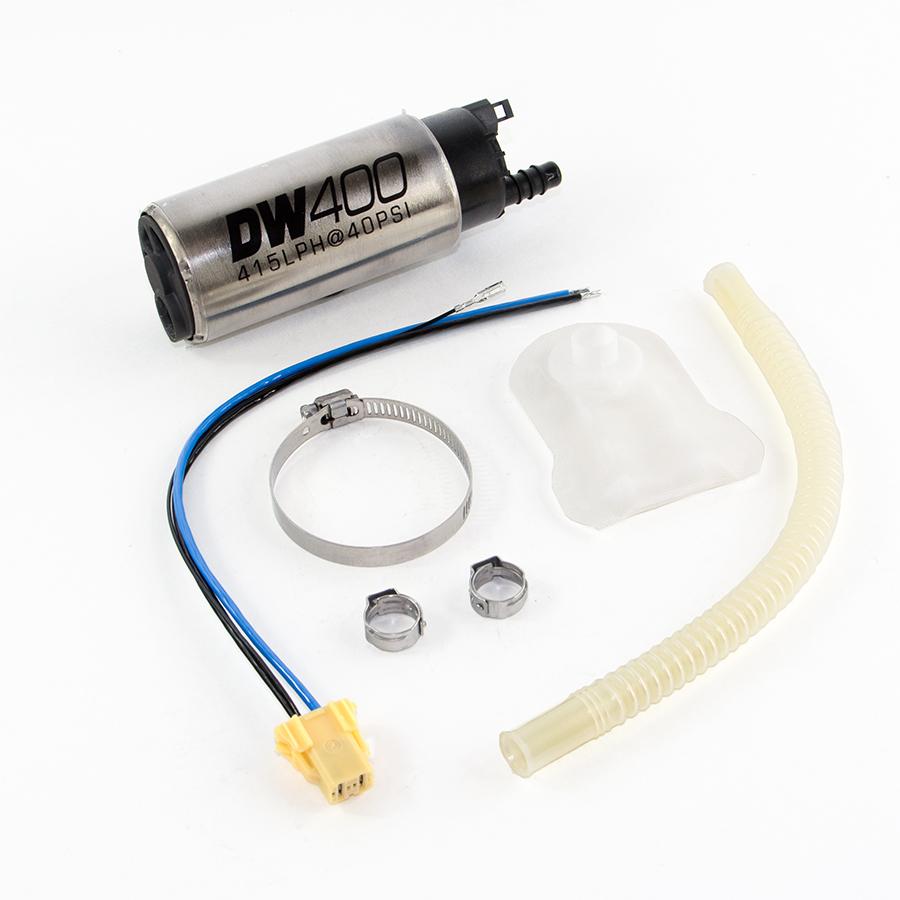 DeatschWerks 415lph Compact Fuel Pump w/ 9-1052 Install Kit