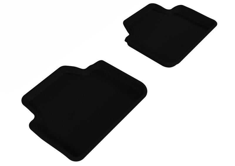 3D MAXpider 2006-2011 BMW 3 Series/X3 E90/E83 Kagu 2nd Row Floormats - Black L1BM00621509 Main Image