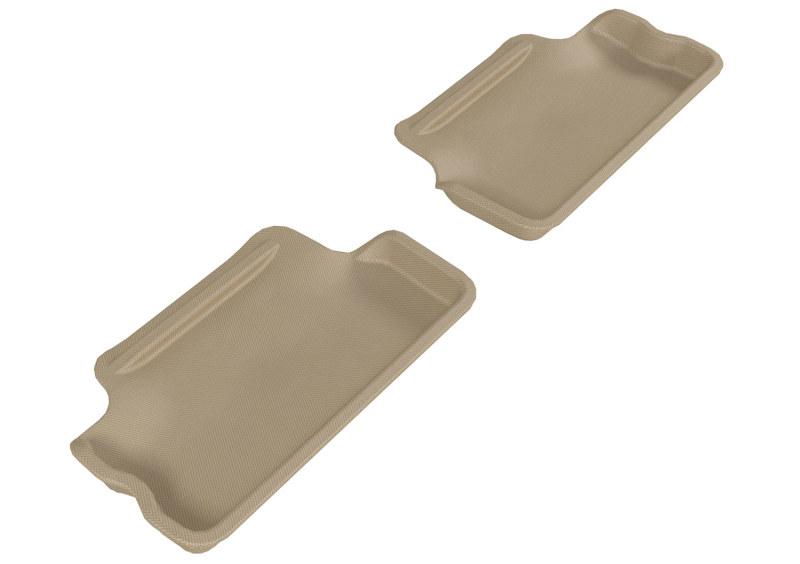 3D MAXpider 2007-2013 Mini Cooper Hardtop Kagu 2nd Row Floormats - Tan L1MN00221502 Main Image