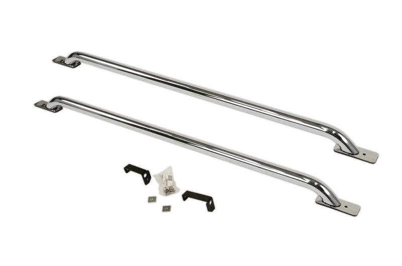 Go Rhino GOR Bed Rails - Stake - Chrome Truck Bed Accessories Bed Rails main image