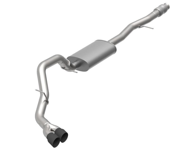 Kooks 2019+ GM 1500 Series Truck 6.2L CC w/ Short Box OEM x 3-1/2in SS Catback Exhaust w/Black Tips 28634110 Main Image