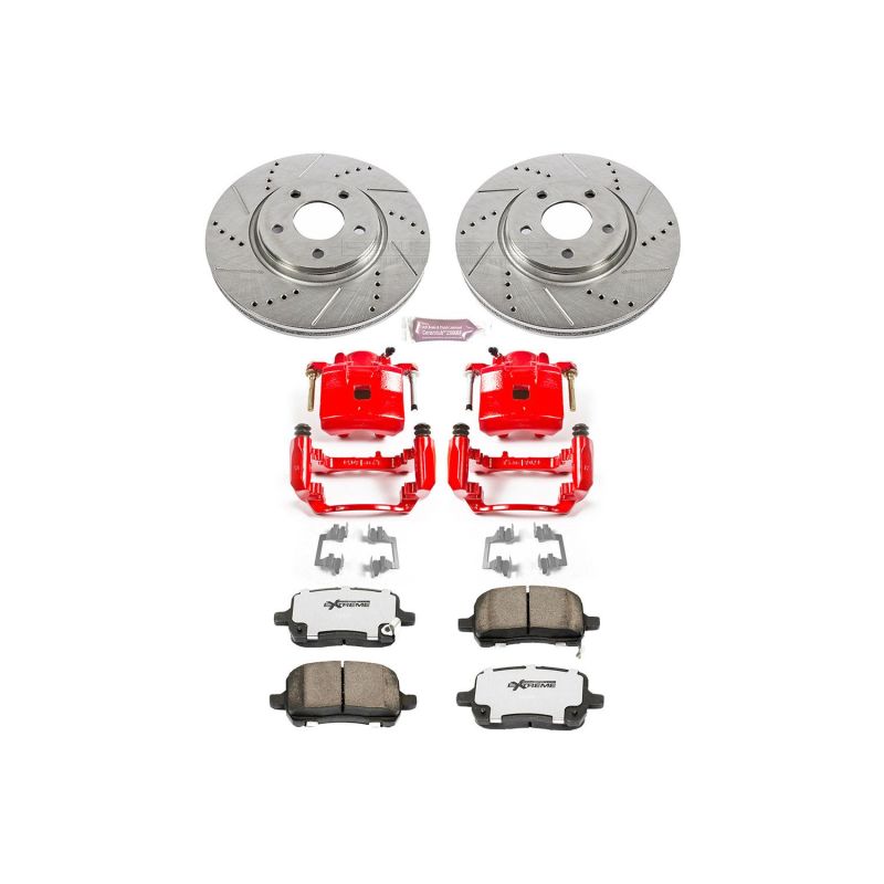 PowerStop PSB Z26 Street Kit w/Cals Brakes, Rotors & Pads Brake Kits - Performance D&S main image