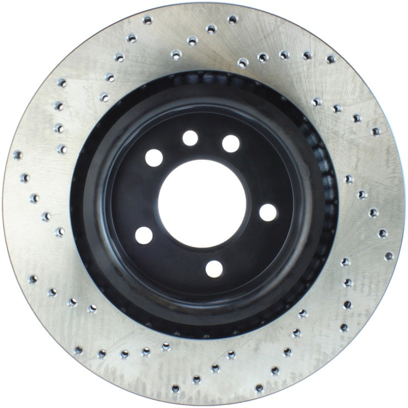 StopTech Sport Cryo Cross Drilled Brake Rotor; Rear Right