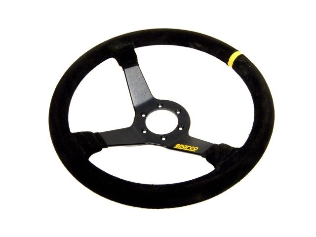 Sparco 345 Competition Black Suede Steering Wheel 350mm *Discontinued