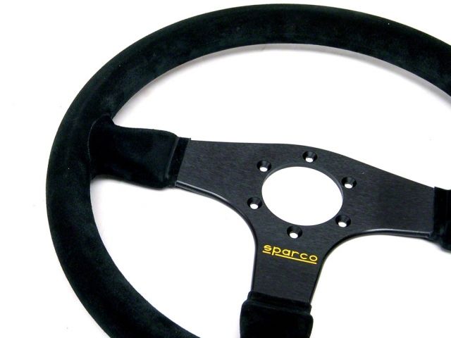 Sparco 375 Competition Black Suede Steering Wheel 350mm *Discontinued