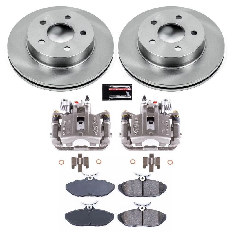 PowerStop PSB Autospecialty Kit w/Cals Brakes, Rotors & Pads Brake Kits - OE main image