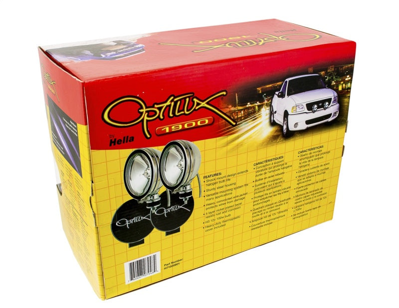 Hella Optilux 1900 Chrome Halogen Driving Lamp Kit Off Road Use Only