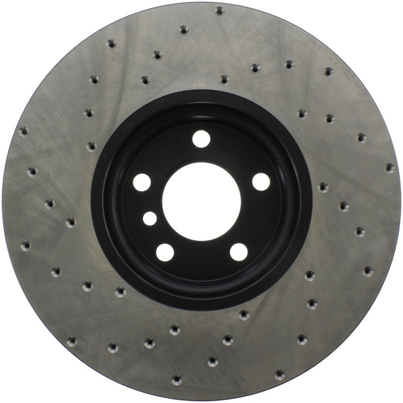 StopTech Sport Cryo Cross Drilled Brake Rotor; Rear Left