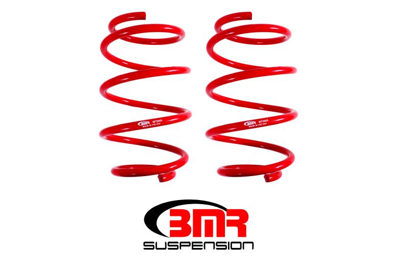 BMR 16-17 6th Gen Camaro Front Performance Version Lowering Springs - Red SP364R Main Image