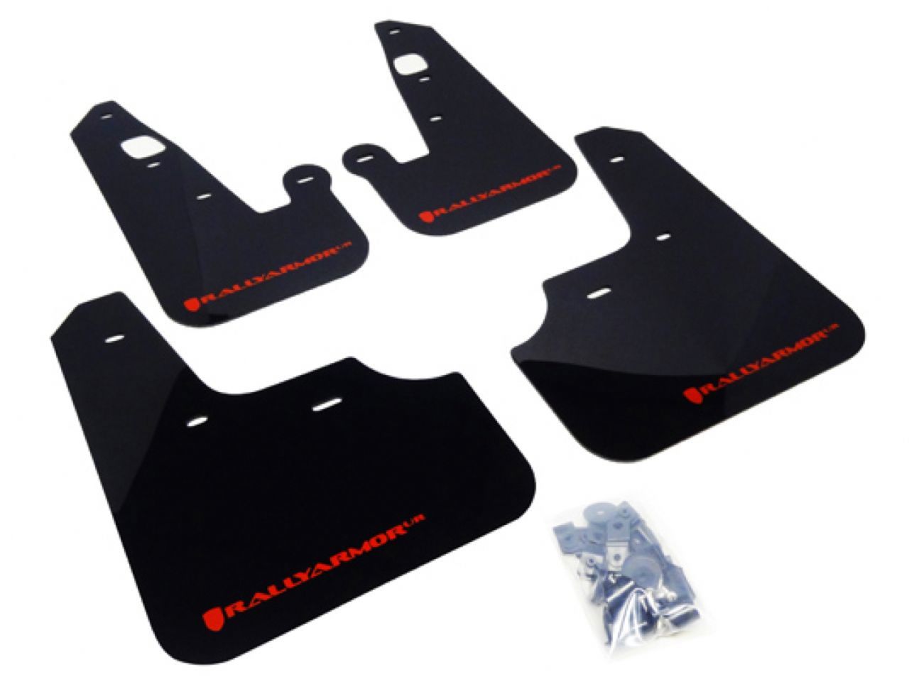 Rally Armor Mud Flaps MF8-UR-BLK/RD Item Image