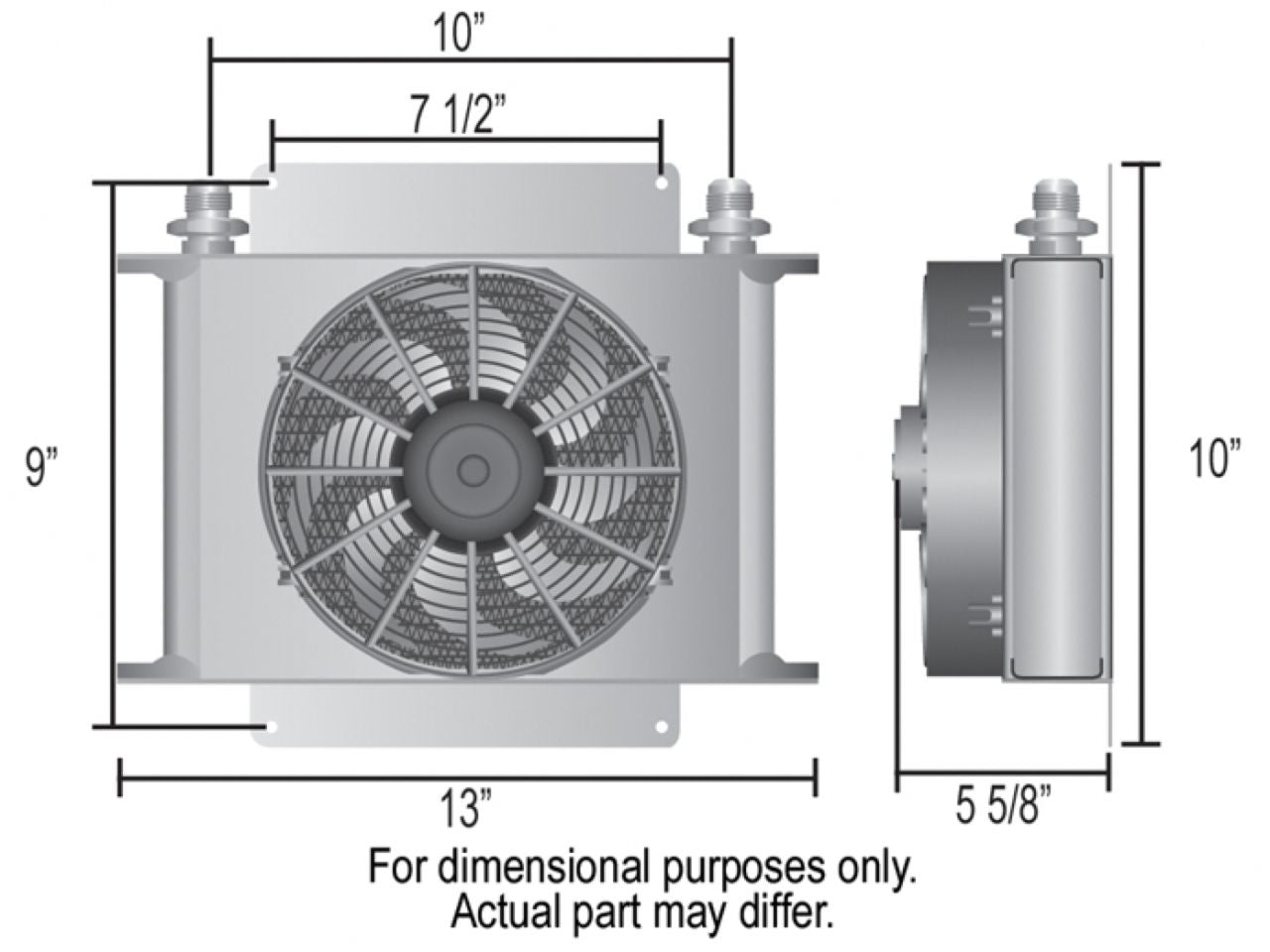 Derale Hyper-Cool Trans Cooler Kit (-6AN)