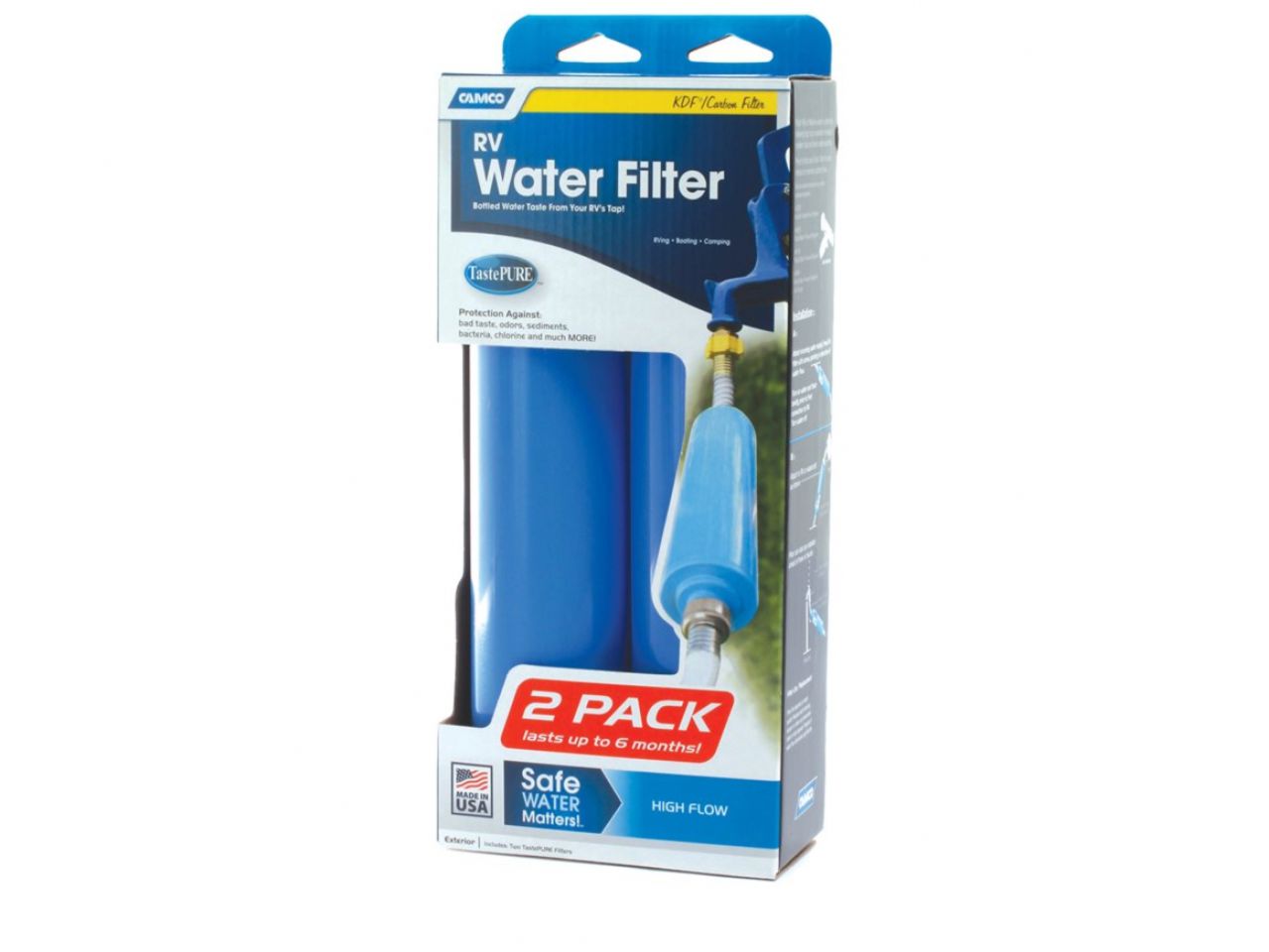 Camco TastePURE Water Filter (KDF) - 2 Pack, LLC