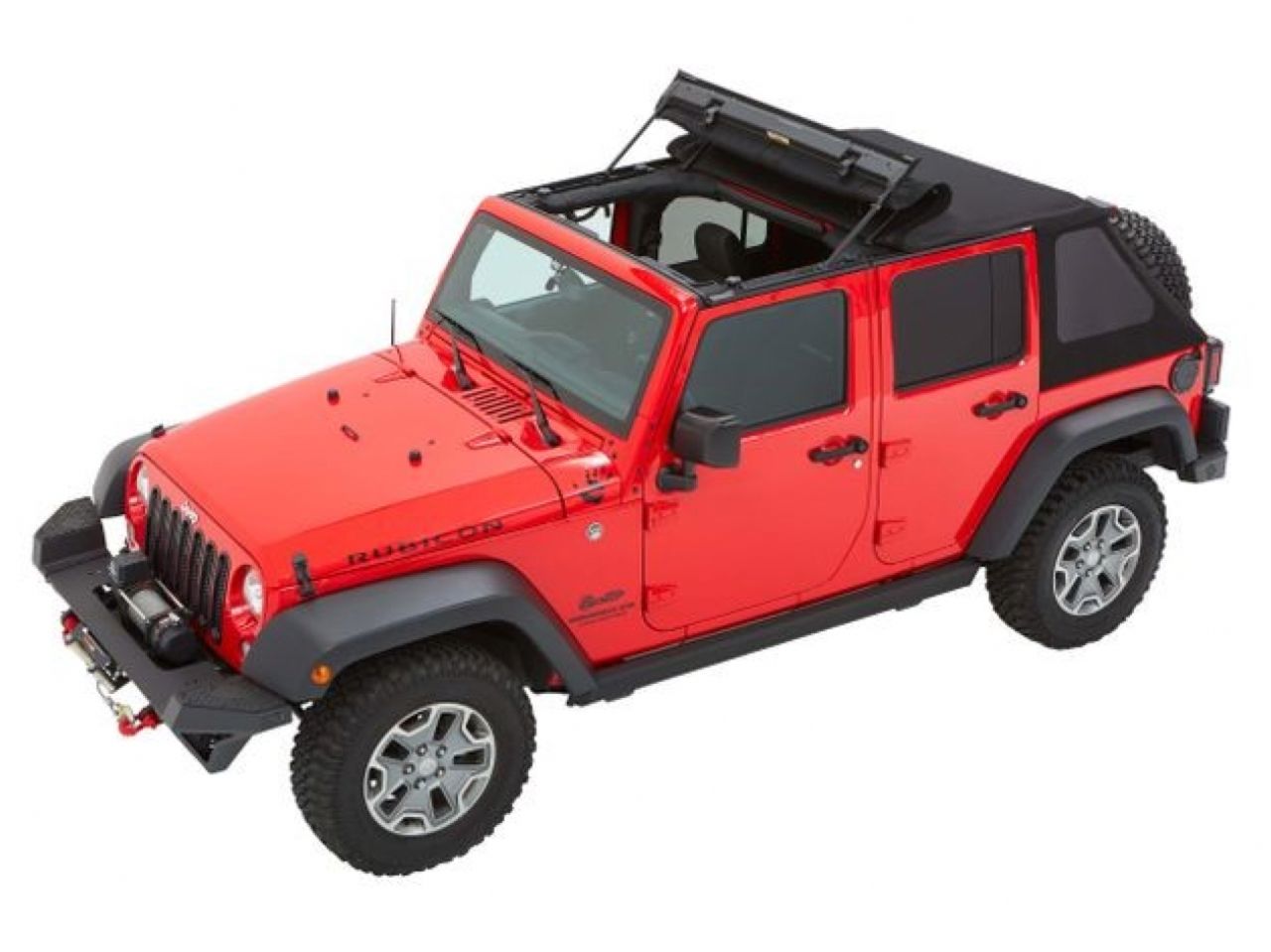 Bestop Soft Top; All New Trektop NX; Black Twill; Fabric; Uses Factory Doors;