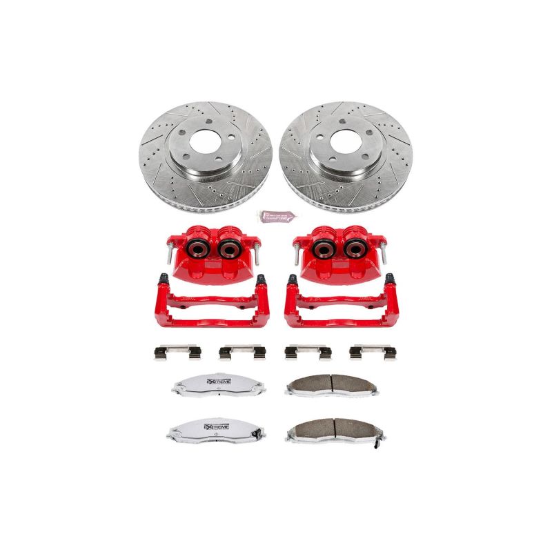 PowerStop PSB Z26 Street Kit w/Cals Brakes, Rotors & Pads Brake Kits - Performance D&S main image