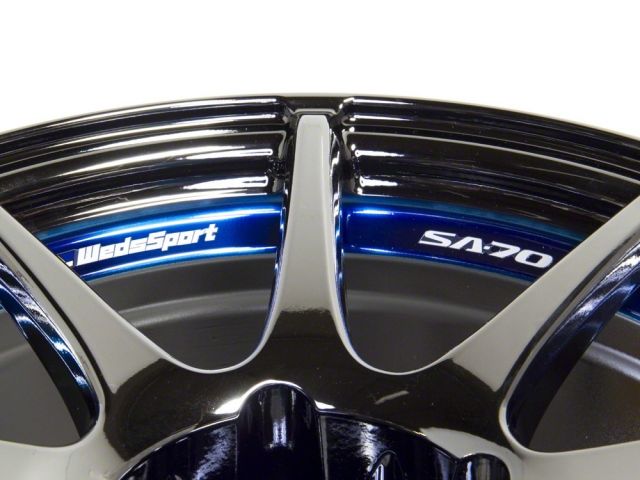 Weds Sport SA70 17 X 9.0 +10 5-114.3 Black Chrome BLC