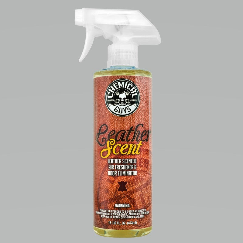 Chemical Guys Leather Scent Air Freshener & Odor Eliminator - 16oz (P6) AIR_102_16