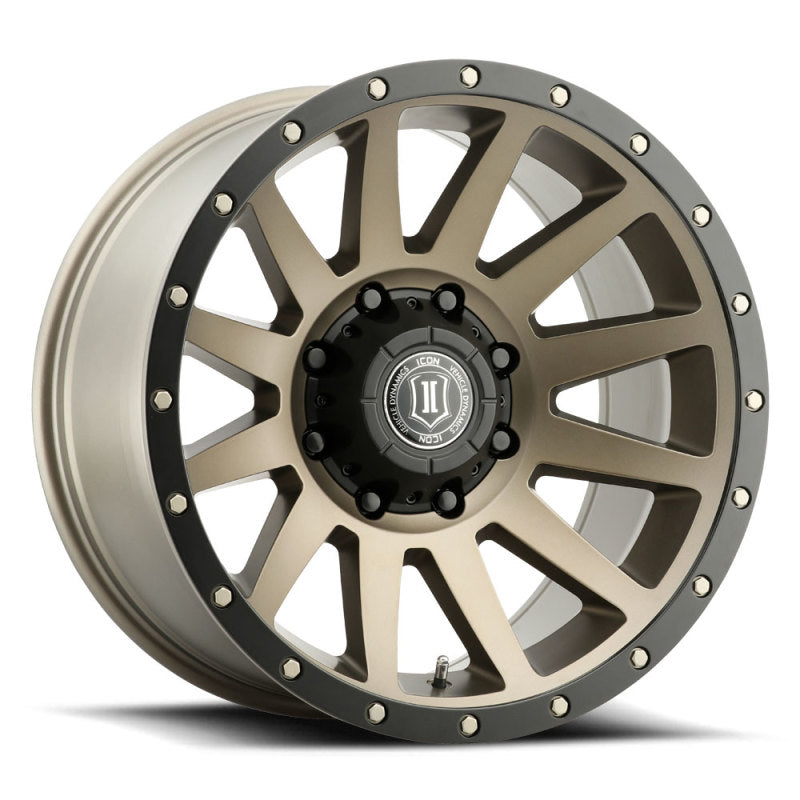 ICON Compression 20x10 8x6.5 -19mm Offset 4.75in BS 121.4mm Bore Bronze Wheel 2020108047BR