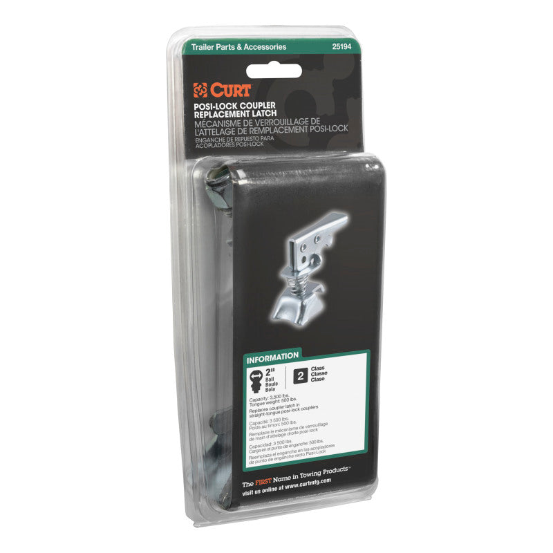 Curt CUR Straight-Tongue Coupler Trailer Hitches Hitch Accessories main image