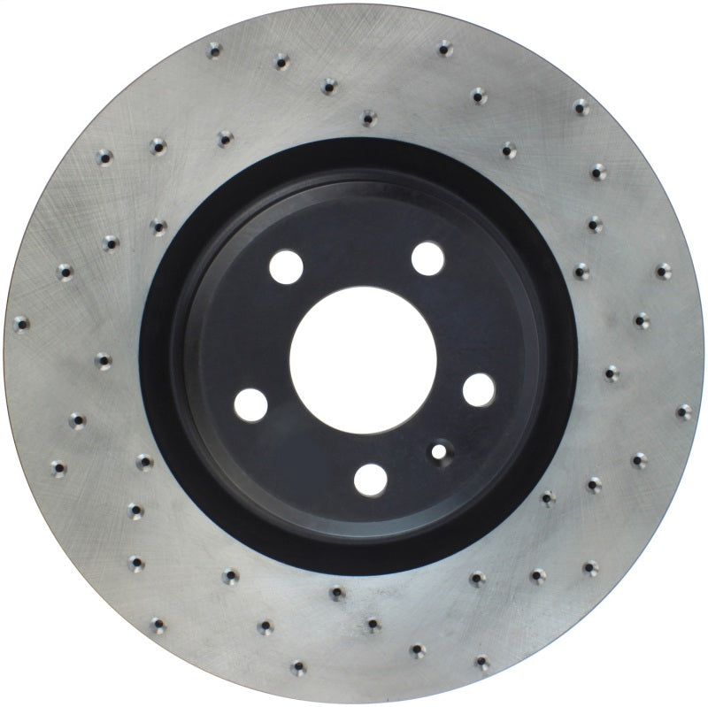 StopTech Sport Cryo Cross Drilled Brake Rotor; Front Right