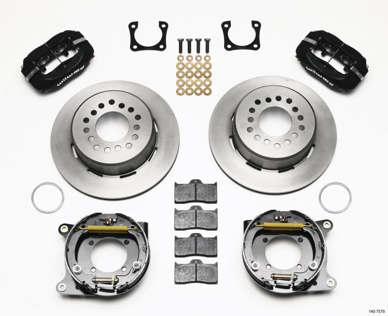 Wilwood Forged Dynalite P/S Park Brake Kit Chevy 12 Bolt-Spec 3.15in Brng 140-7578 Main Image