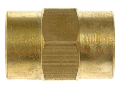 Dorman Autograde Brass Pipe Fitting 1/8 In FNPT Coupling for Brake Line Repair 785-080