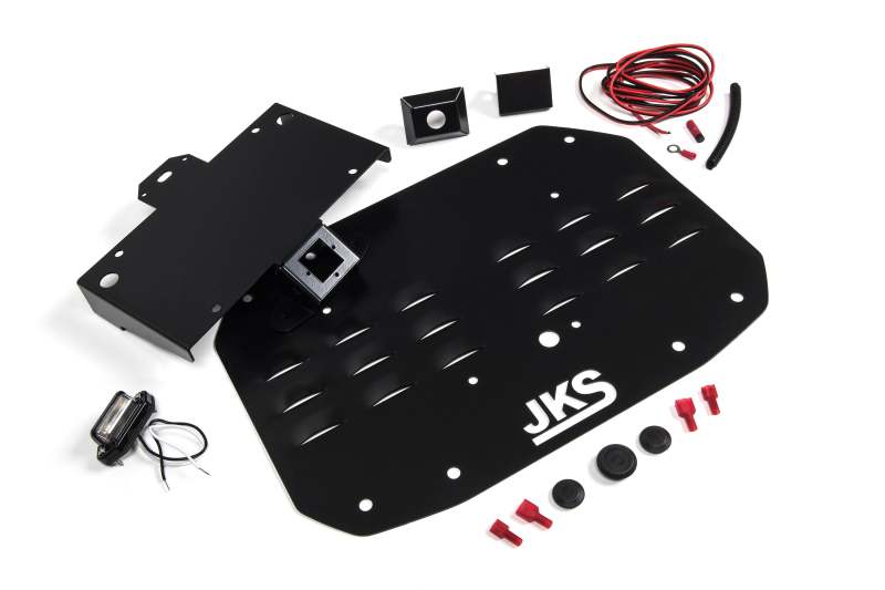 JKS Manufacturing Jeep Wrangler JL Tailgate Vent Cover w/ License Plate Relocation JKS8215