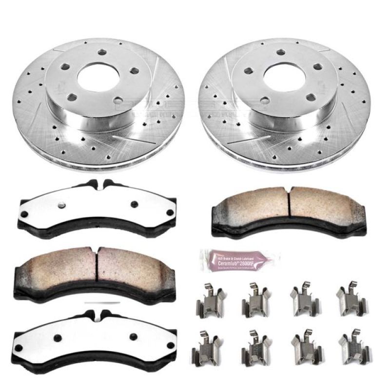 PowerStop PSB Z36 Truck & Tow Kit Brakes, Rotors & Pads Brake Kits - Performance D&S main image