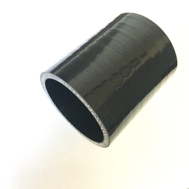 Stainless Bros 2.25in Straight 4-Ply Silicone Coupler - Black 131-05703-0401 Main Image