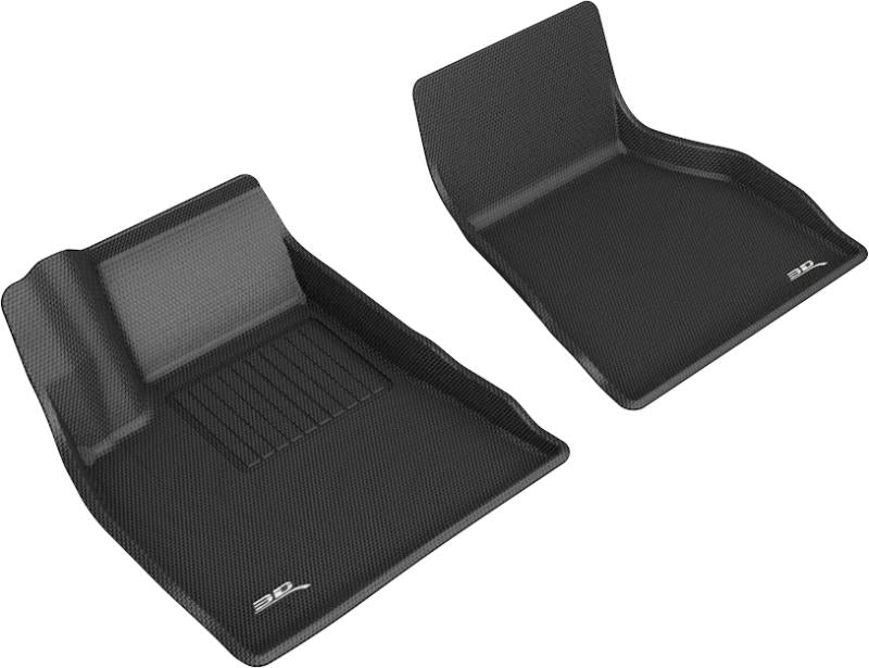 3D MAXpider 2015-2020 Tesla Model S Kagu 1st Row Floormat - Black L1TL01311509 Main Image