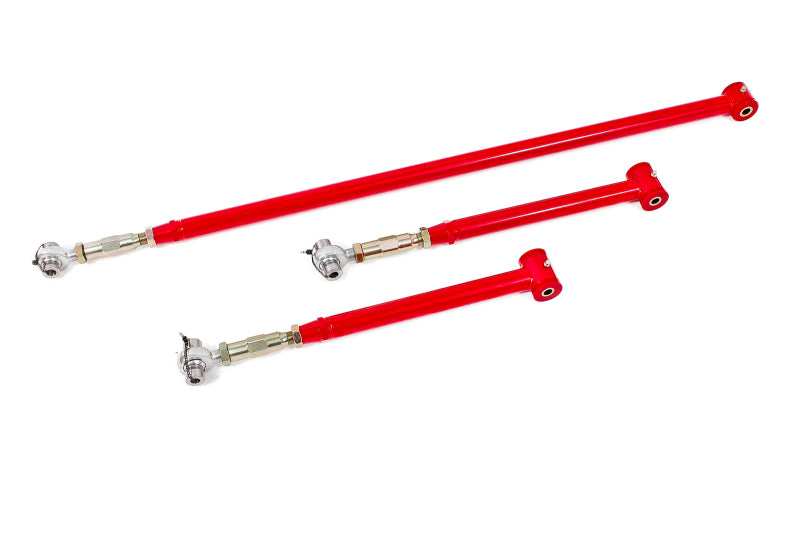 BMR 82-02 3rd Gen F-Body On-Car Adj. Rear Suspension Kit Poly/Rod End - Red RSK036R