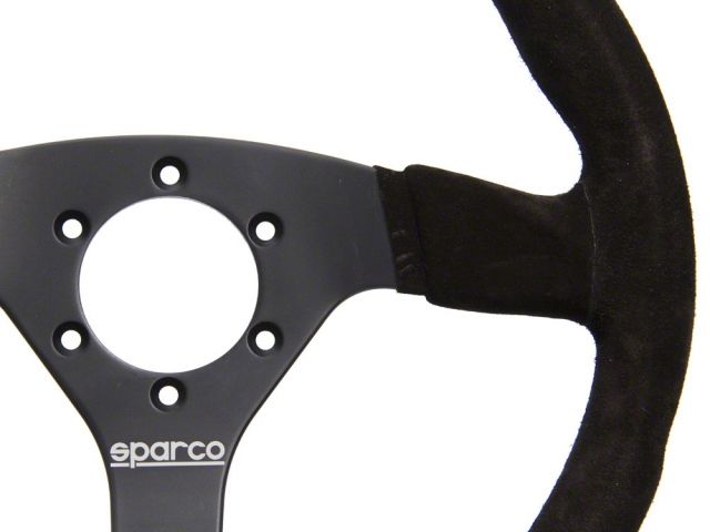 Sparco 383 Competition Black Suede Steering Wheel 330mm