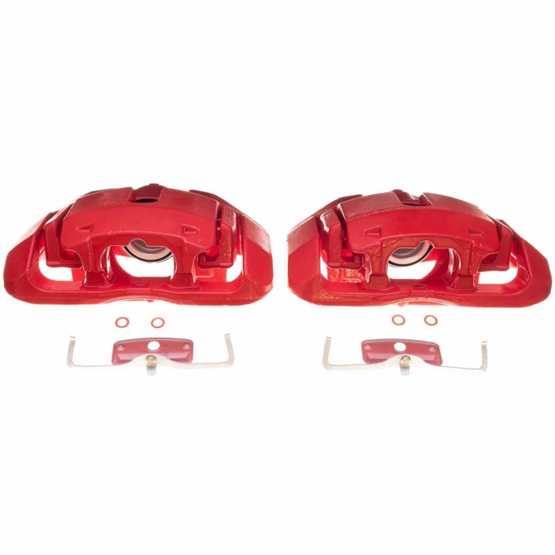 PowerStop PSB Red Calipers Brakes, Rotors & Pads Brake Calipers - Perf main image