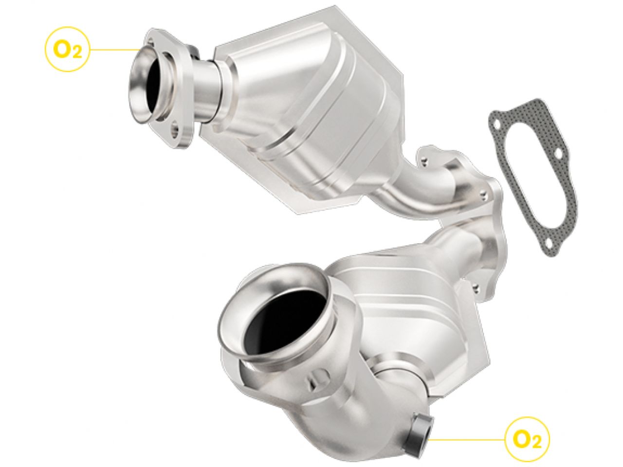 MagnaFlow HM Grade Federal / EPA Compliant Direct-Fit Catalytic Converter