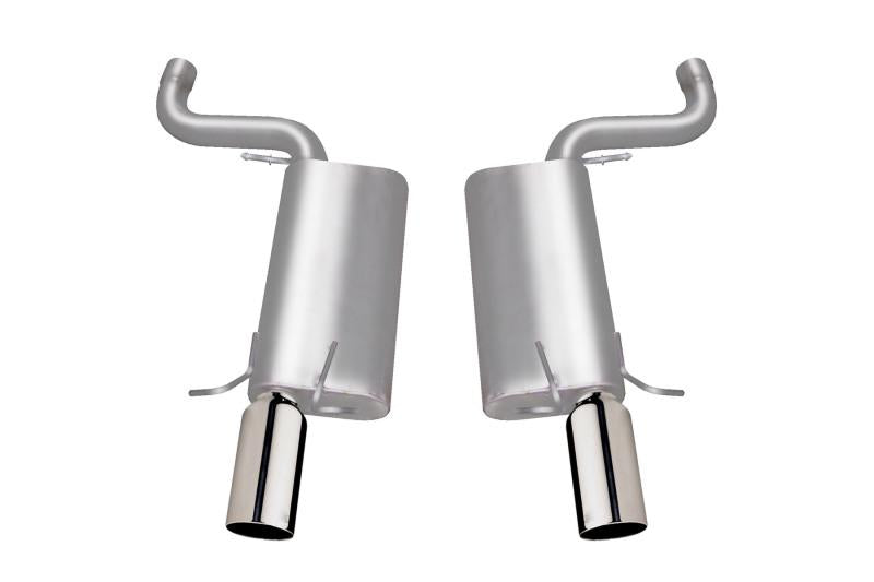 Gibson 06-08 Cadillac STS V 4.4L 2.5in Axle-Back Dual Exhaust - Stainless 616000 Main Image