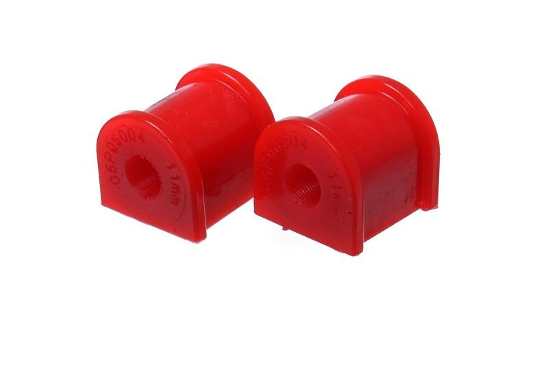 Energy Suspension 06-14 Mazda Miata Red Rear Sway Bar Bushing Set 11.5115R Main Image