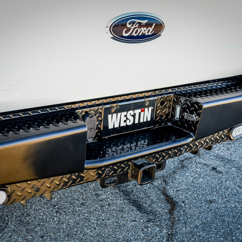 Westin 17-21 Ford F-250/350 HDX Bandit Rear Bumper - Black 58-341125