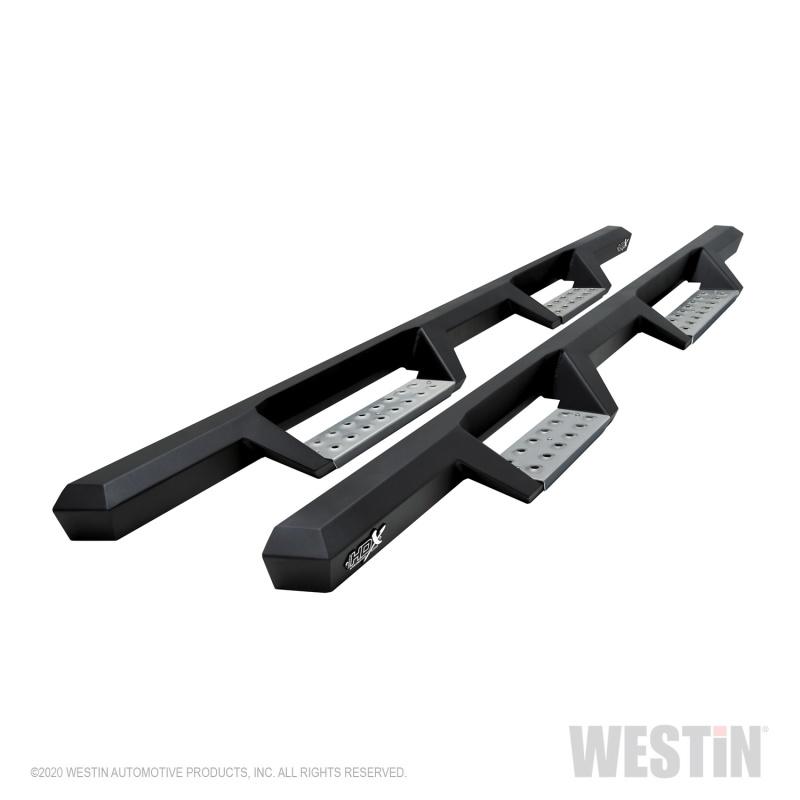 Westin 99-13 Chevy/GMC Silverado/Sierra 1500 Ext Cab HDX Nerf Step Bars - Textured Black 56-116852 Main Image