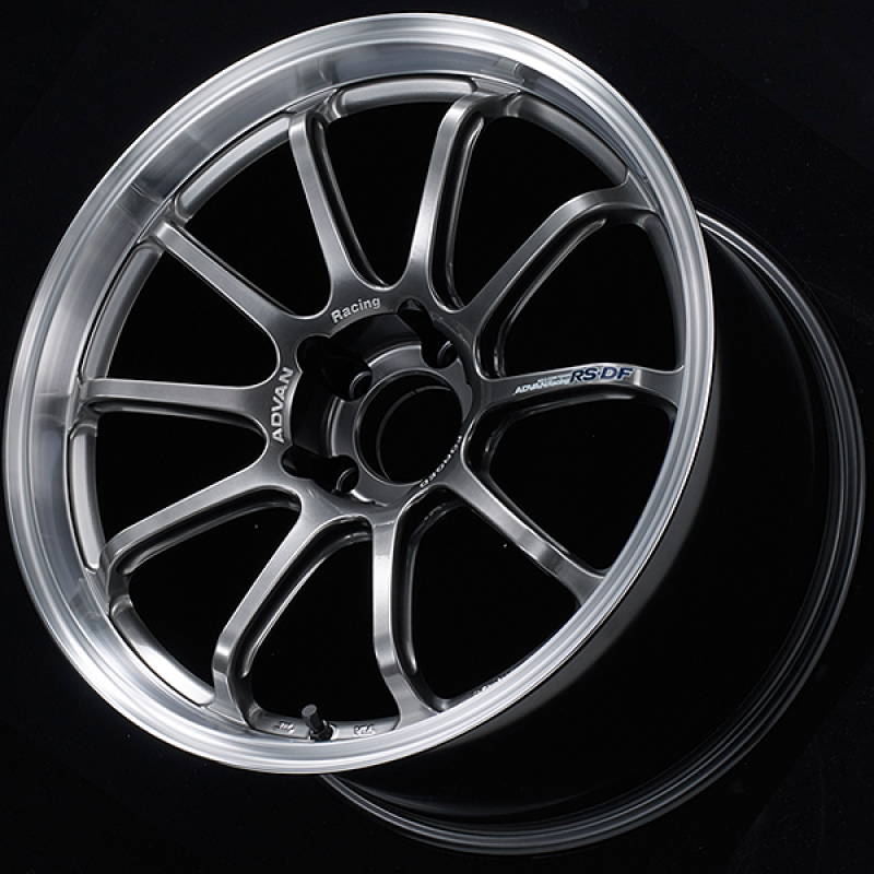 Advan RS-DF Progressive 18x9.0 +53 5-120 Machining & Racing Hyper Black Wheel YAS8I53WHB